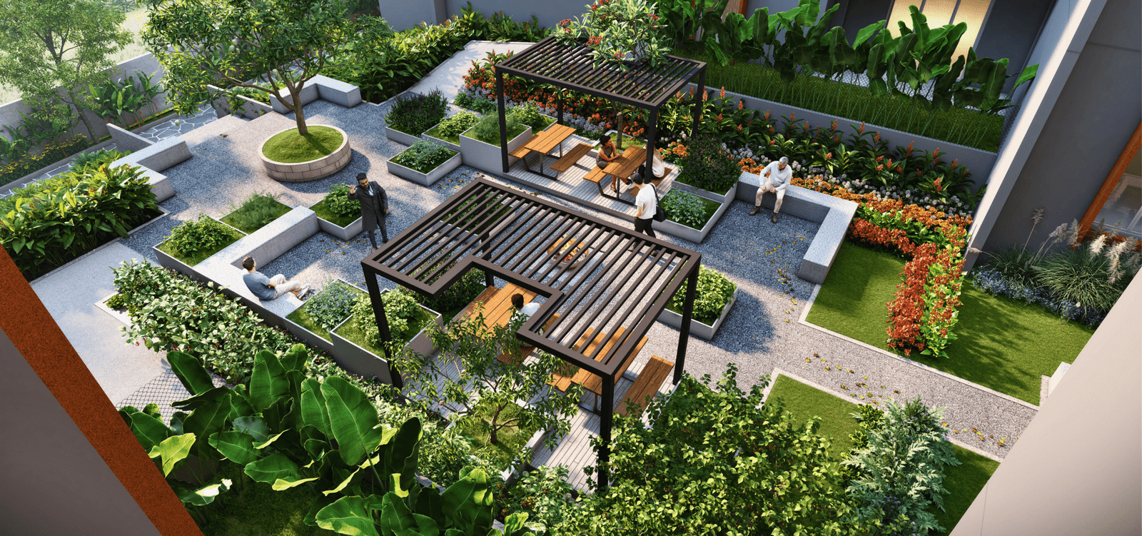 Butterfly Gardens, Gazebo with Board Games and Farm to Cafe